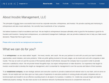 Tablet Screenshot of incubic.com